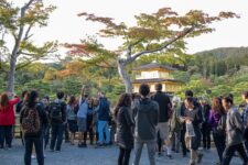 Sightseeing scenery that simply shows the weather in Kyoto in October1
