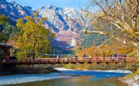 Sightseeing scenery that simply shows the weather in Nagano in October1