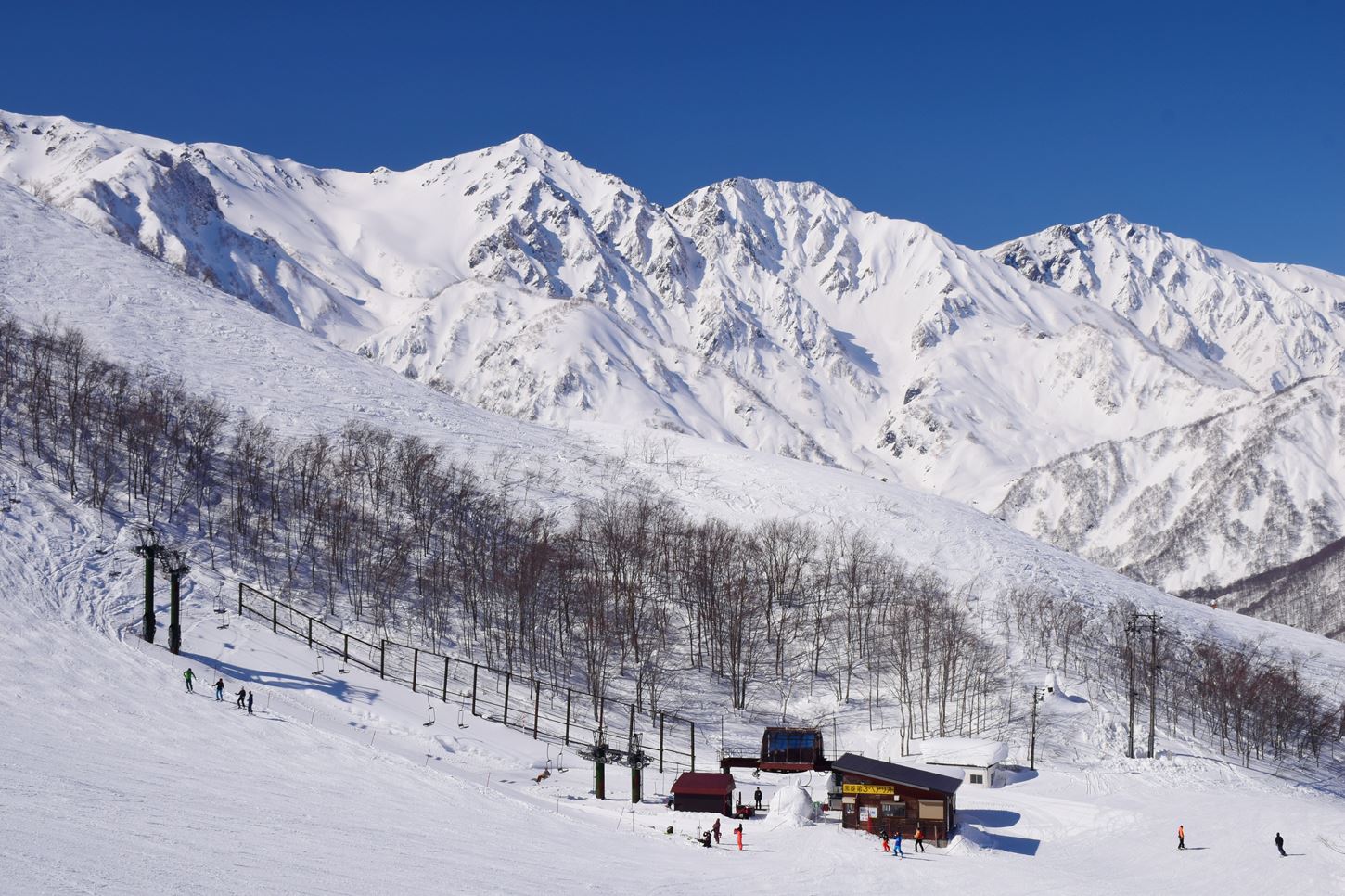 Hakuba valley snow resort, Japan. In February, mountain resorts in Nagano prefecture are at their peak season = Shutterstock