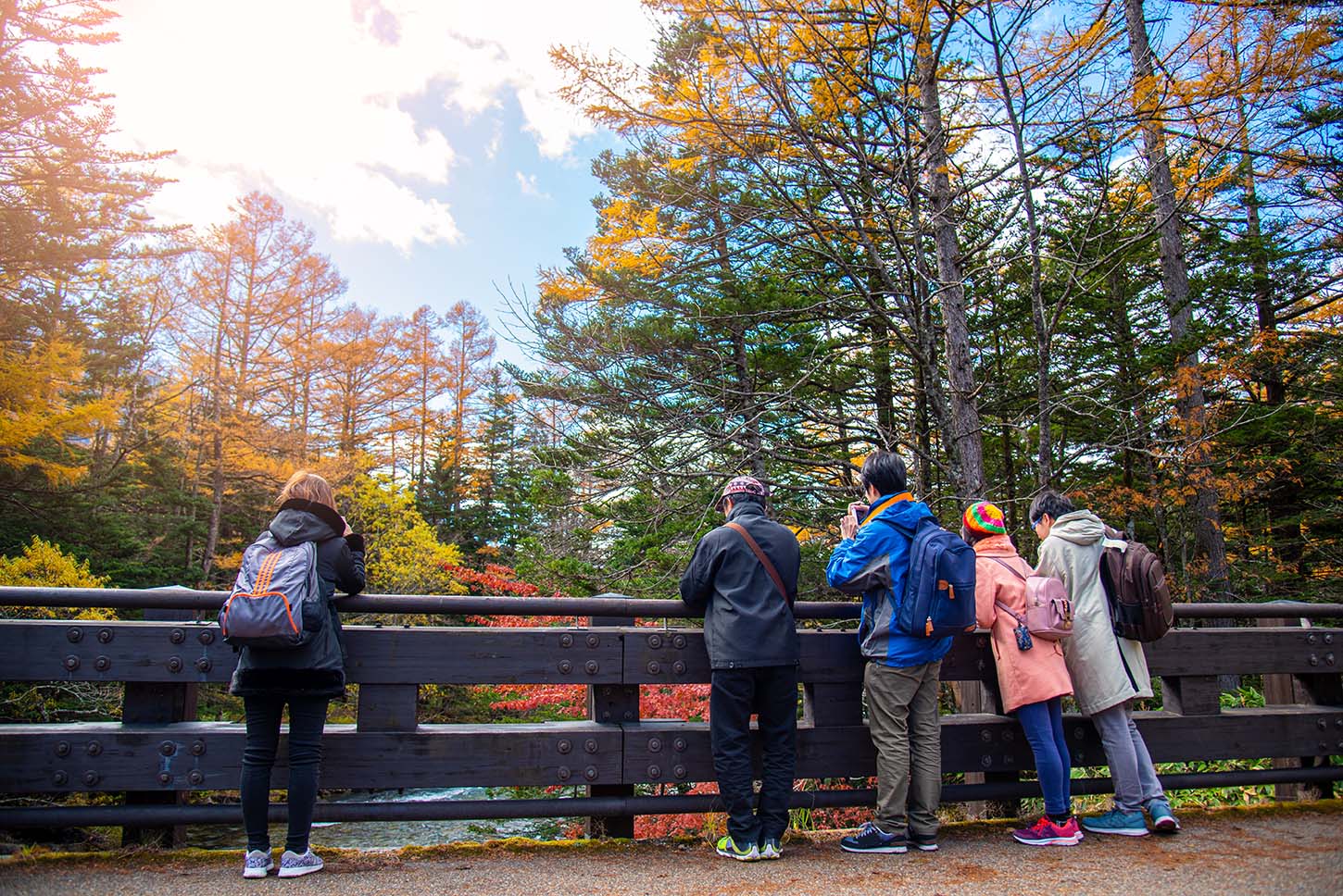 Sightseeing scenery that simply shows the weather in Nagano in October3