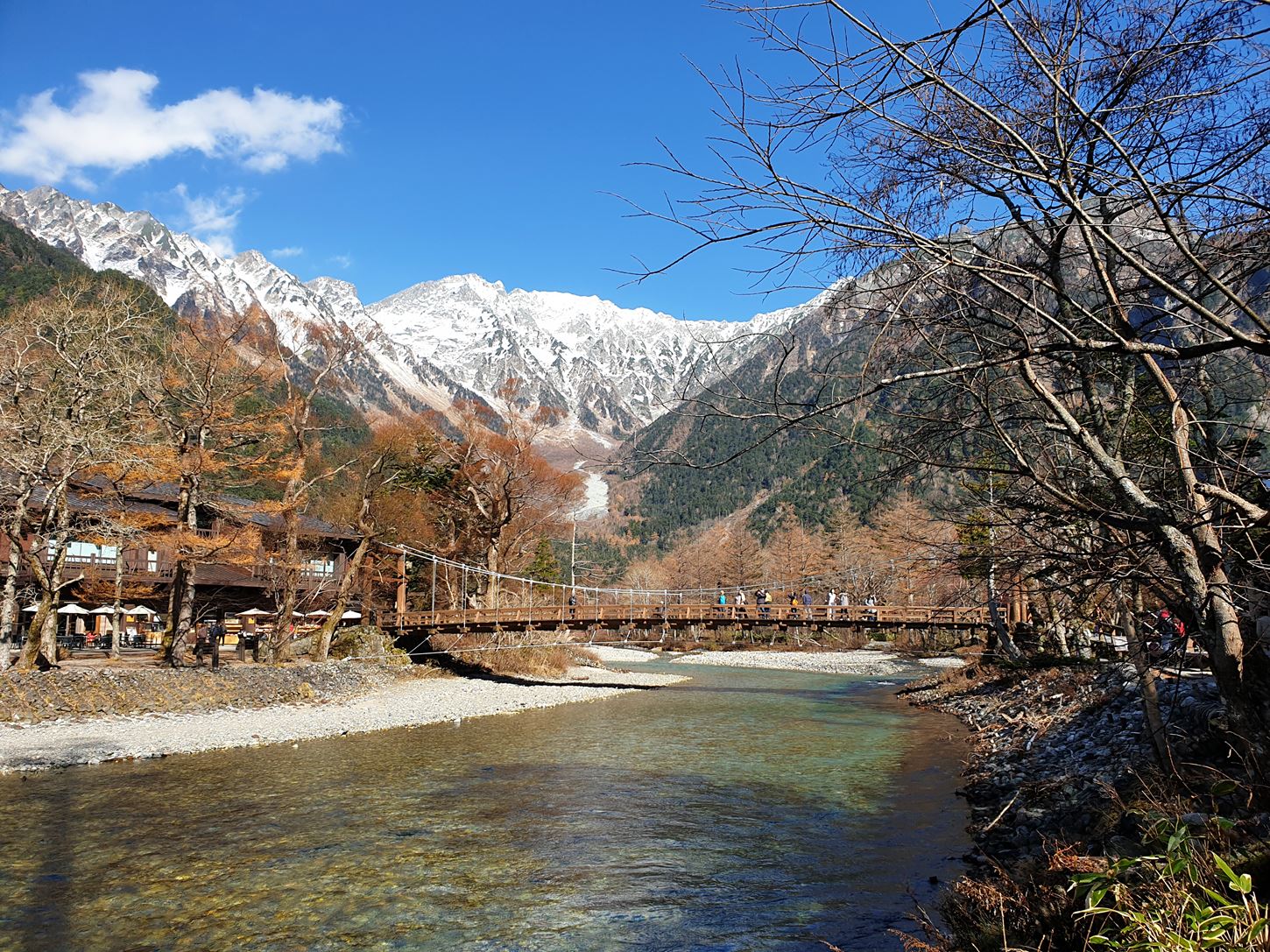 Sightseeing scenery that simply shows the weather in Nagano in November4