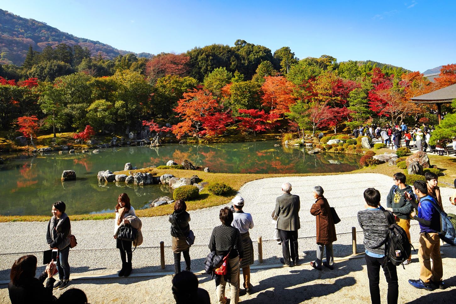 Sightseeing scenery that simply shows the weather in Kyoto in November5