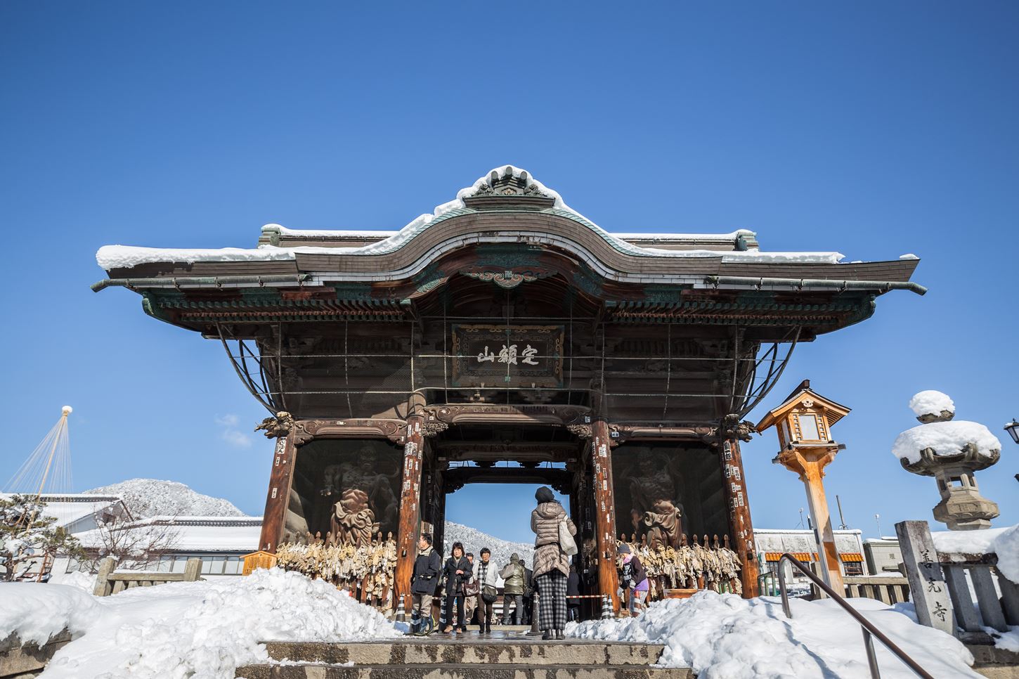Sightseeing scenery that simply shows the weather in Nagano in January4