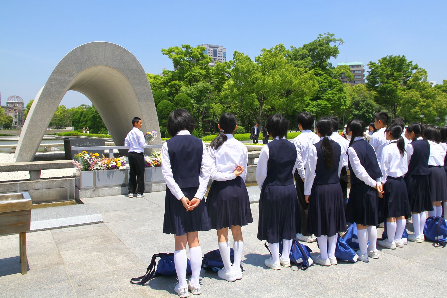 Sightseeing scenery that simply shows the weather in Hiroshima in May3