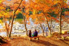 Sightseeing scenery that simply shows the weather Nagoya in November1