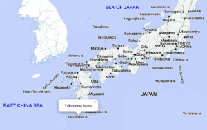 map of Yakushima