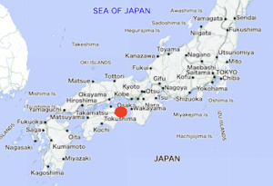 map of tokushima